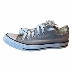 Converse Chuck Taylor All Star Low Gray Canvas Sneakers Size